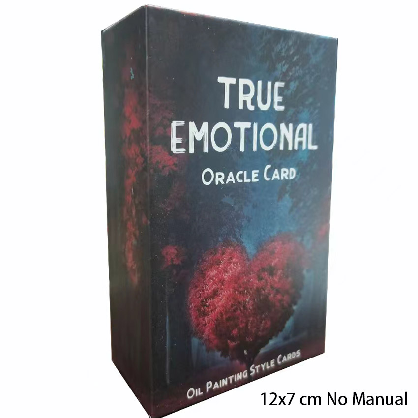 Tarot Deck With Guidebook - Jogos de cartas Oracle verdadeiros emotionais