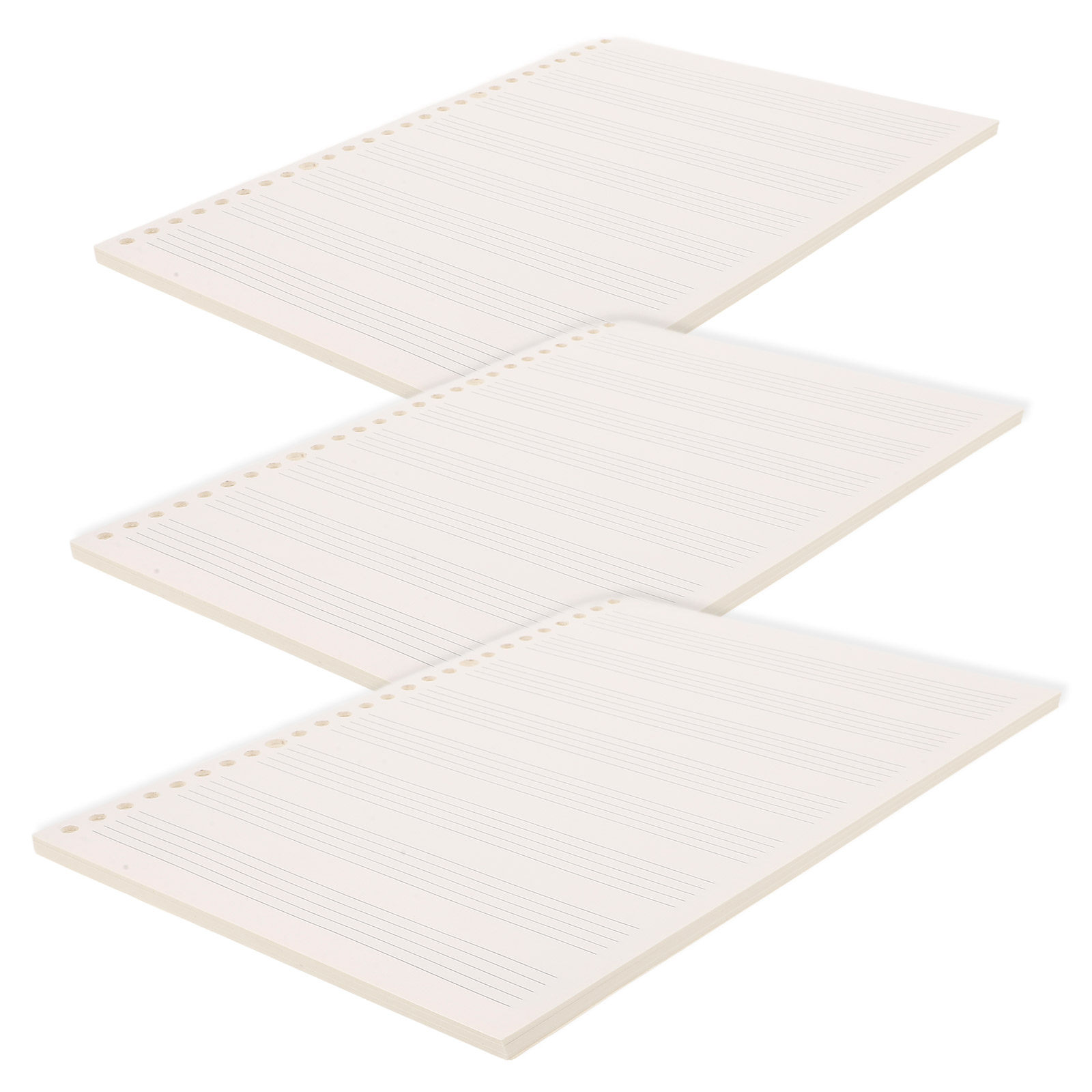 3 unidades de caderno de parti - Blank Sheet Music Notebook avaliação e preço