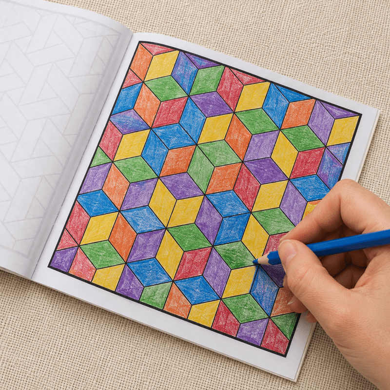 Livro de Colorir com Padrões G - Adult Coloring Book Stress Relief avaliação e preço