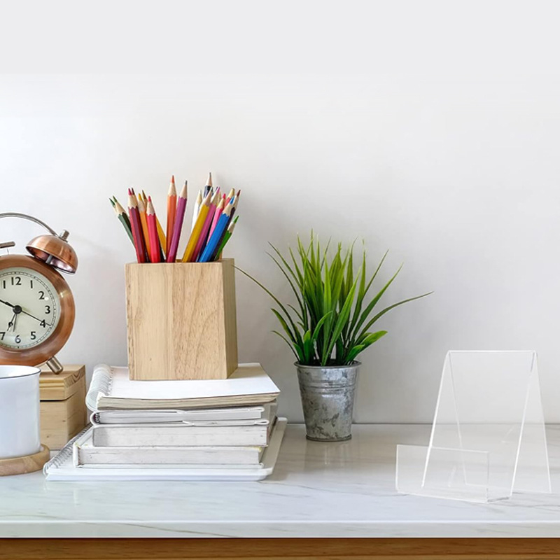 1/2/4 unidades – Suporte trans - Clear Acrylic Book Stand Holder avaliação e preço