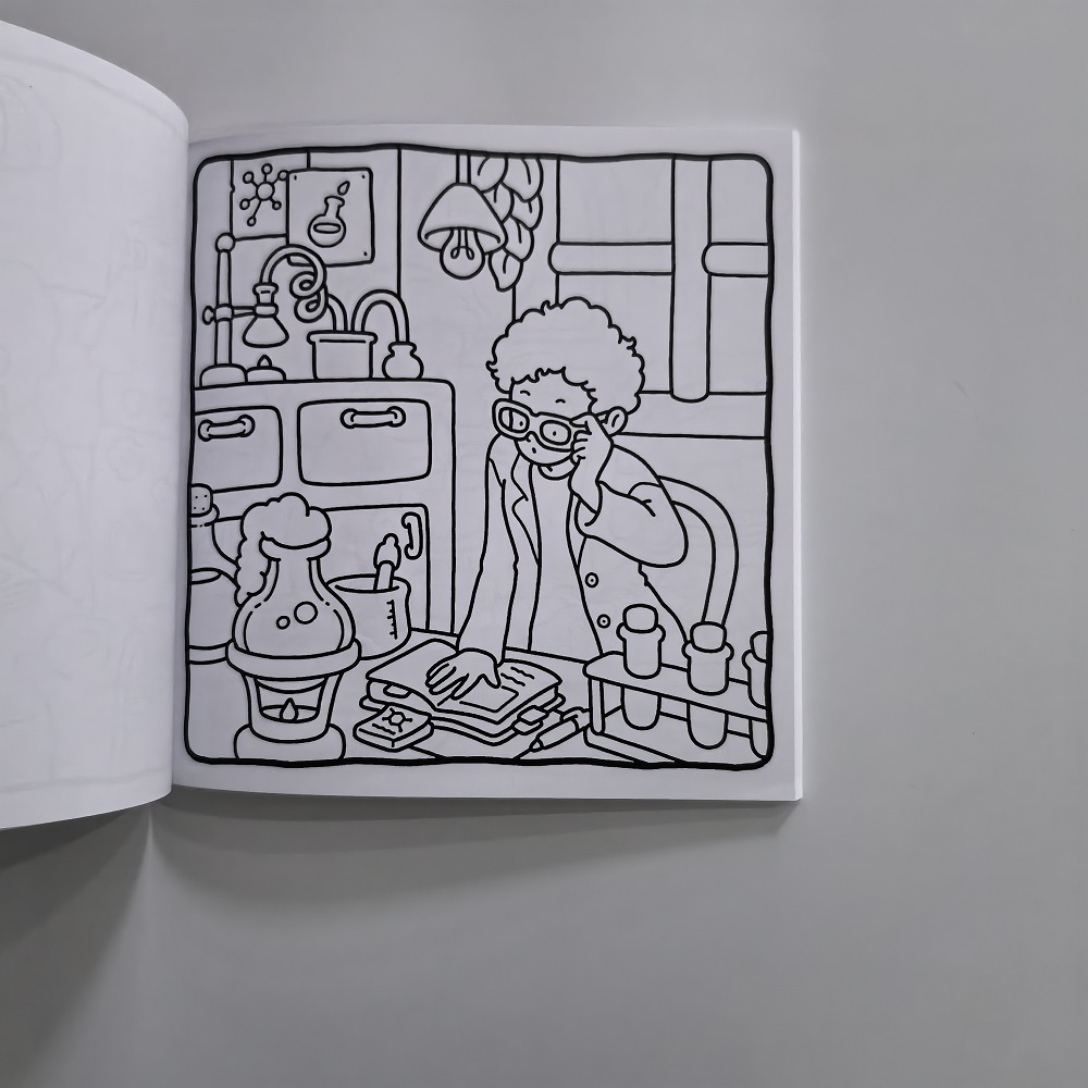 Livro de colorir fofo e confor - Adult Coloring Book Stress Relief avaliação e preço