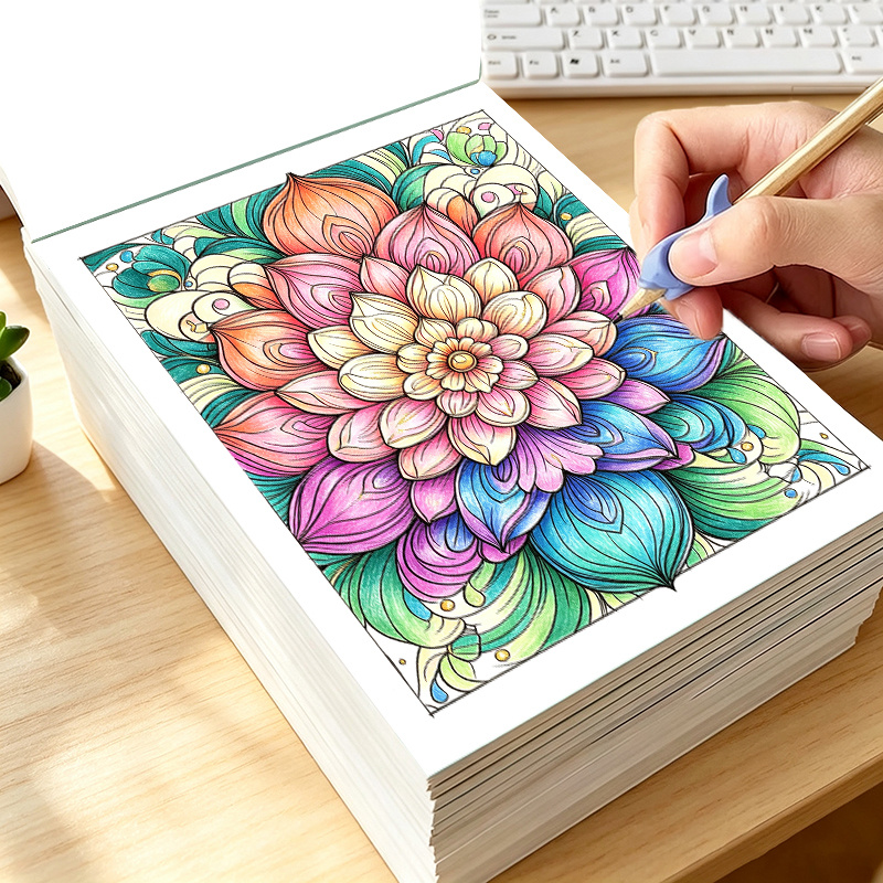 Livro de colorir para adultos  - Adult Coloring Book Stress Relief avaliação e preço