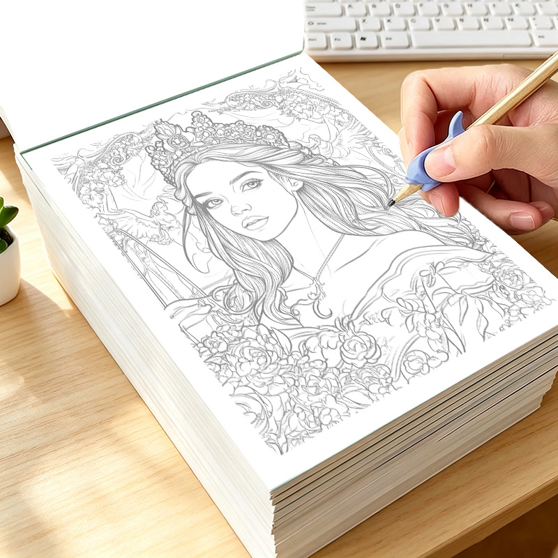 Livro de colorir para adultos  - Adult Coloring Book Stress Relief avaliação e preço